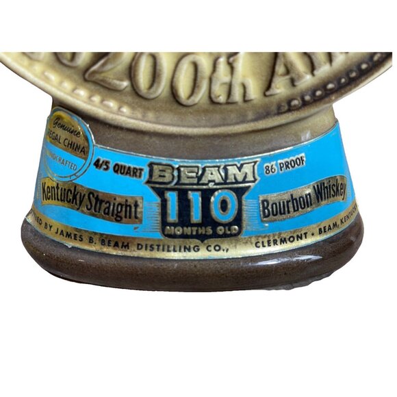 Vintage James B. 1968 San Diego 200th Anniversary Decanter. Empty Bottle - Picture 5 of 10